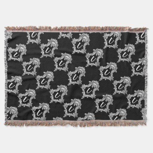 U Monogram-Anfangswurfdecke Decke (Vorderseite)