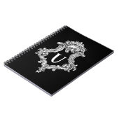 U Monogramm Initiale Notizblock (Linke Seite)