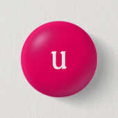 U Monogramm-Taste Button (Vorderseite)