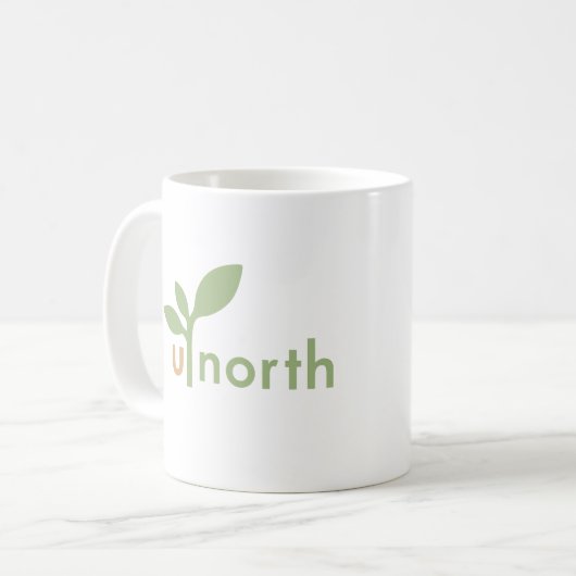 U Normale Firmenlogos Kaffeetasse (Vorderseite Links)