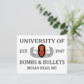 U of B&B Indischer Leiter Postkarte (Stehend Vorderseite)