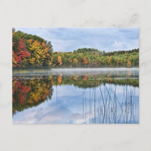U. P. Michigan Fall Reflections Postkarte (Vorderseite)