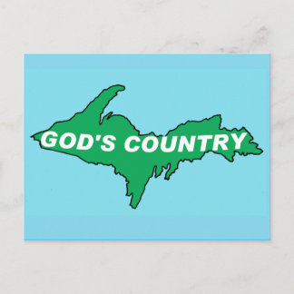 U.P. | YOOPER | NORTHERN MICHIGAN POSTCARD POSTKARTE