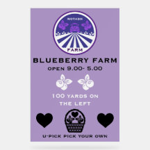 U-Pick Blueberry Farm Werbeaktion