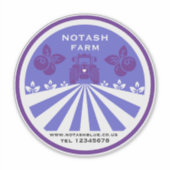 U-Pick Blueberry Farm Werbeaktion Aufkleber (Vorderseite)