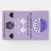 U-Pick Blueberry Farm Werbeaktion Banner (Horizontal)