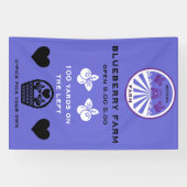 U-Pick Blueberry Farm Werbeaktion Banner (Horizontal)