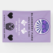 U-Pick Blueberry Farm Werbeaktion Banner (Horizontal)