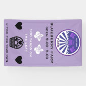 U-Pick Blueberry Farm Werbeaktion Banner (Horizontal)