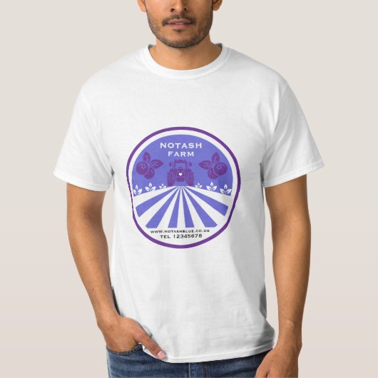 U-Pick Blueberry Farm Werbeaktion T-Shirt (Vorderseite)