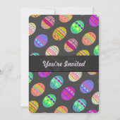 U-Pick-Colour/Verzaubert Eier-Blackboard-Chalk Einladung (Rückseite)