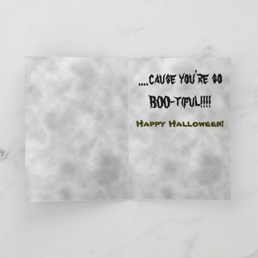 U Pick Farbe/ Floating Eye Ball Candy anpassbar Karte (Innenseite)