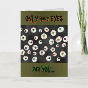 U Pick Farbe/ Floating Eye Ball Candy anpassbar Karte