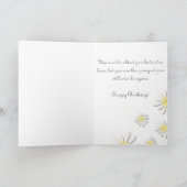 U-Pick Farbe/ Whimsikale Wildblume Daisy Sprinkles Karte (Innenseite)