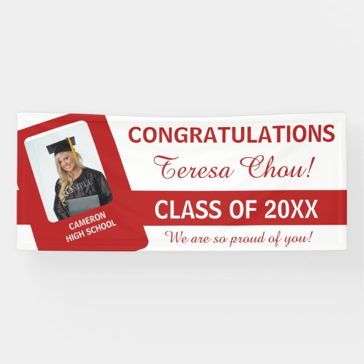 U-Pick School Colors w/Red UPSC Banner (Horizontal)