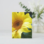 U R my Sunflower Postkarte (Stehend Vorderseite)