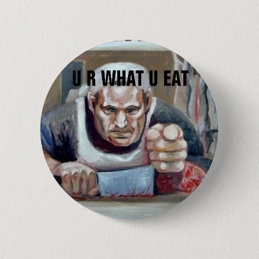 U R, welches U essen Button (Vorderseite)