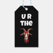 U R Ziege Geschenkanhänger (Vorderseite)