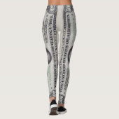 U.S. 500 Dollar Star Note Front  Leggings (Rückseite)