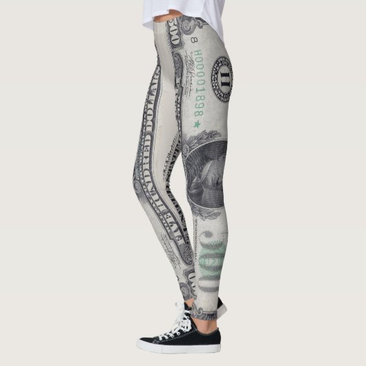 U.S. 500 Dollar Star Note Front Leggings (Links)