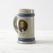 U.S.A. 11. Präsident (sammelbare Tasse) Bierglas (Vorderseite Links)