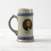 U.S.A. 11. Präsident (sammelbare Tasse) Bierglas (Links)