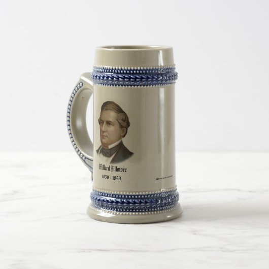 U.S.A. 13. Präsident (sammelbare Tasse) Bierglas (Vorderseite Links)