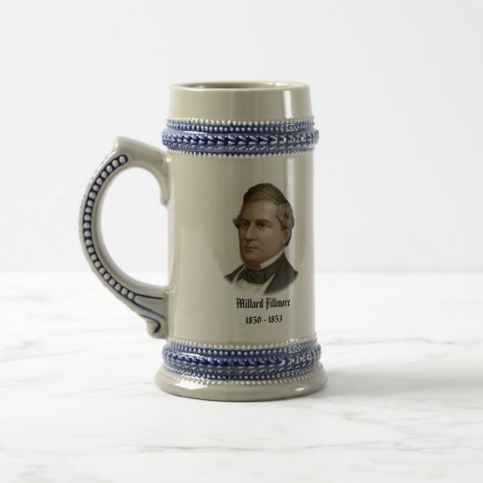 U.S.A. 13. Präsident (sammelbare Tasse) Bierglas (Links)