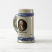 U.S.A. 2. Präsident (sammelbare Tasse) Bierglas (Vorderseite Links)