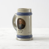 U.S.A. 43. Präsident (sammelbare Tasse) Bierglas (Vorderseite Links)
