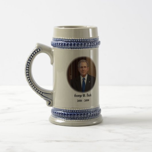 U.S.A. 43. Präsident (sammelbare Tasse) Bierglas (Links)
