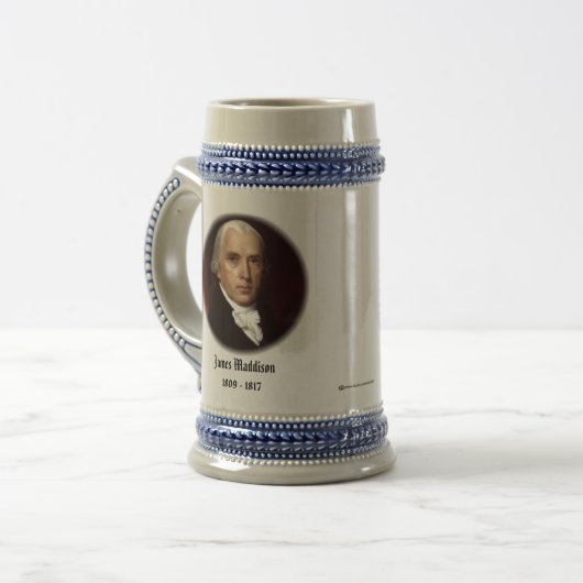 U.S.A. 4. Präsident (sammelbare Tasse) Bierglas (Vorderseite Links)