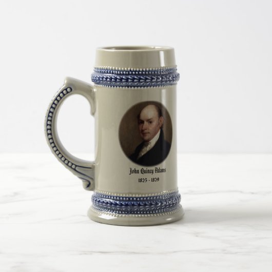 U.S.A. 6. Präsident (sammelbare Tasse) Bierglas (Links)
