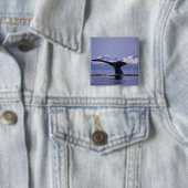 U.S.A., Alaska, Inside Passage Humpback Wal Button (Beispiel)