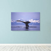 U.S.A., Alaska, Inside Passage Humpback Wal Leinwanddruck (Insitu (Holzboden))