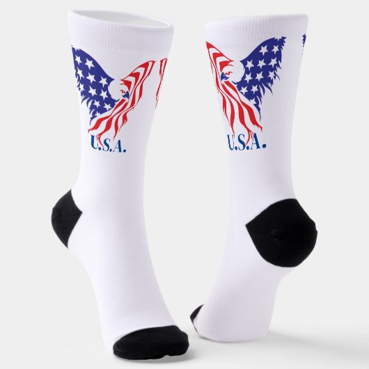"U.S.A." American Eagle Socken (Gewinkelt)