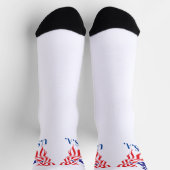 "U.S.A." Amerikanischer Adler Socken (Oben)