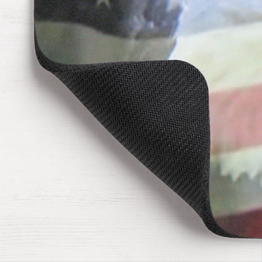 U.S.A. Eagle u. Flagge Mousepad (Ecke)