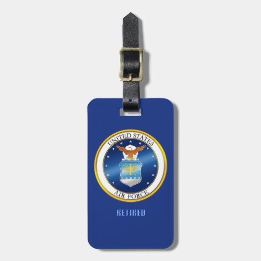 U.S.A.F.-Gepäckanhänger Gepäckanhänger (Vorderseite vertikal)