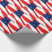 U.S.A. Flagge Geschenkpapier (Ecke)