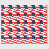 U.S.A. Flagge Geschenkpapier (Flach)