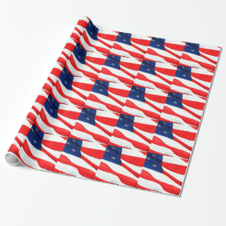 U.S.A. Flagge Geschenkpapier