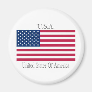 U.S.A.  Flagge Magnet