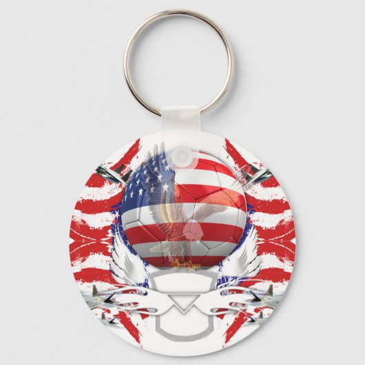 U.S.A. Fußball Schlüsselanhänger (Vorderseite)
