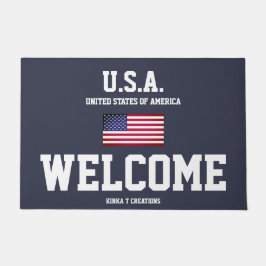 U.S.A. Kinka T Kreationen Fußmatte