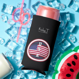 U.S.A. Kinka T Kreationen Selters Dosenkühler