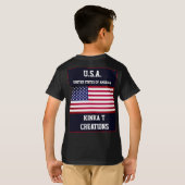 U.S.A. Kinka T Kreationen T-Shirt (Schwarz voll)
