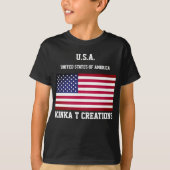 U.S.A. Kinka T Kreationen T-Shirt (Vorderseite)