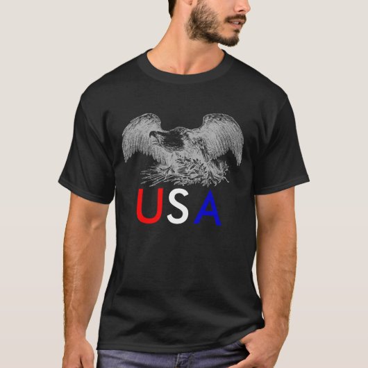U.S.A. - Krieg Eagle T-Shirt (Vorderseite)