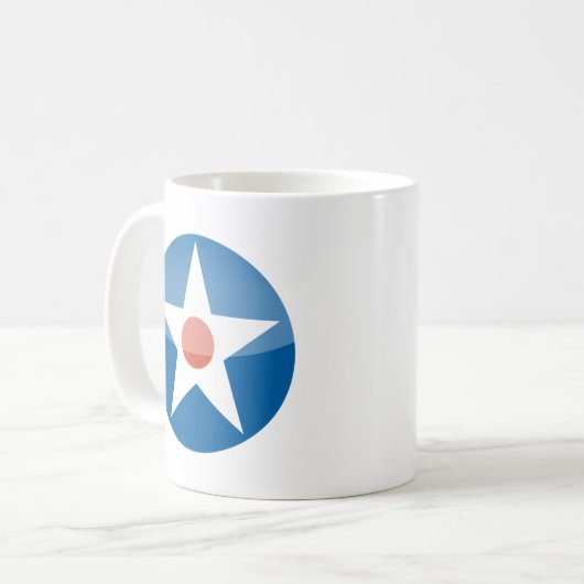 U.S.A. Retro Kaffeetasse (Vorderseite Links)